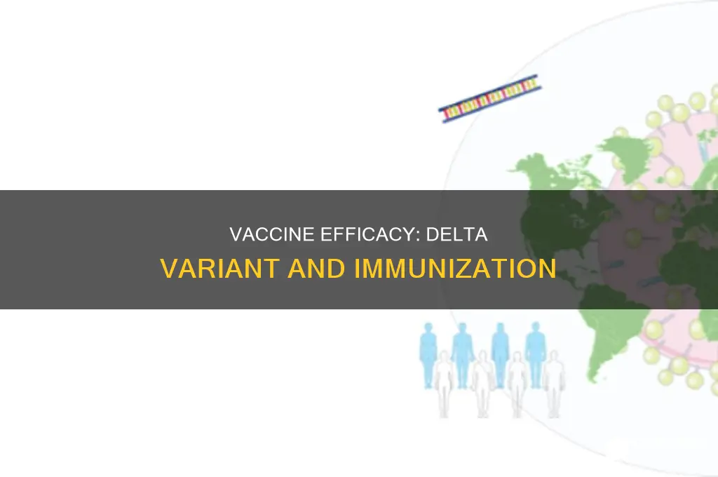 does being vaccinated help with the delta variant