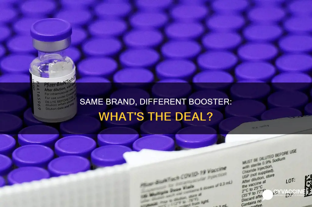 does booster vaccine have to be same brand