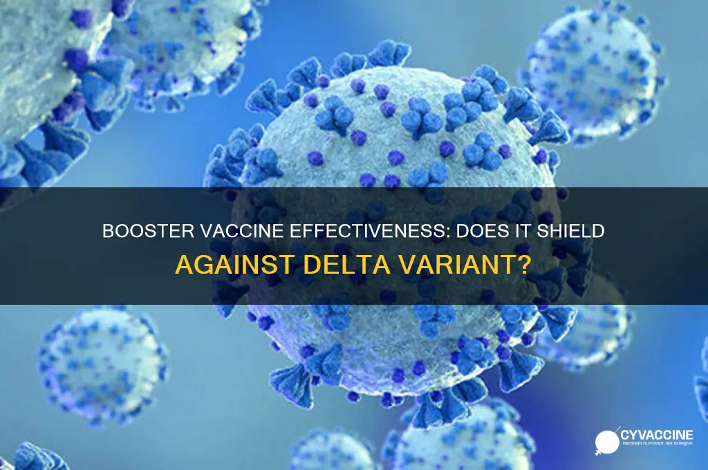 does booster vaccine protect against delta