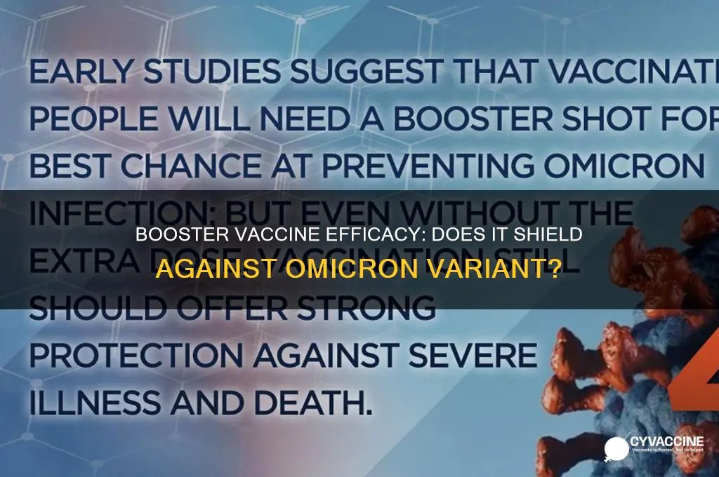does booster vaccine protect against omicron