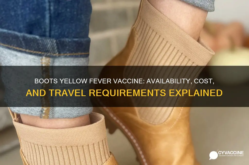 does boots do yellow fever vaccine