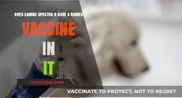 Rabies Vaccine: Is it in Canine Spectra 9?