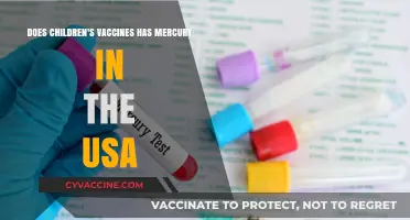 Mercury in Children's Vaccines: USA's Stance