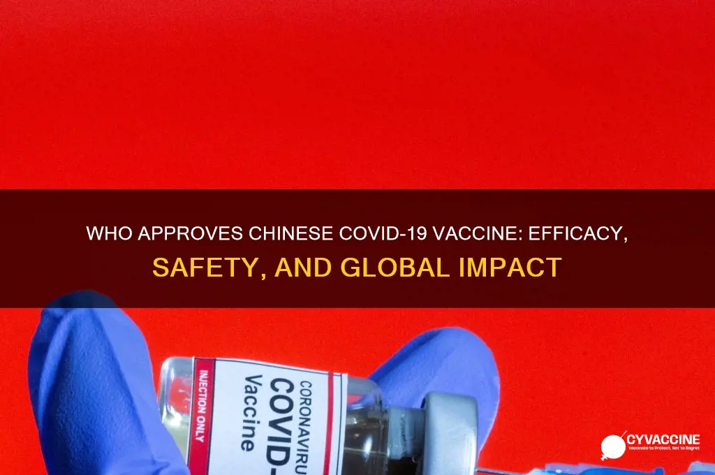does chinese vaccine approved by who