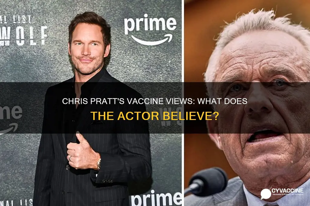 does chris pratt believe in vaccines