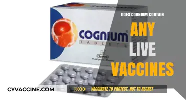 Does Cognium Contain Live Vaccines? Unraveling the Ingredients and Safety