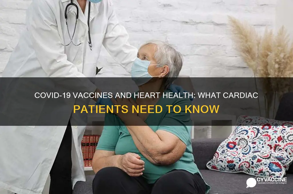 does corona vaccine affect heart patients
