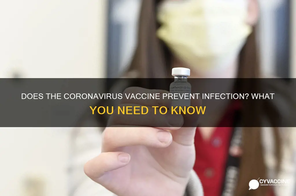 does coronavirus vaccine protect against infection