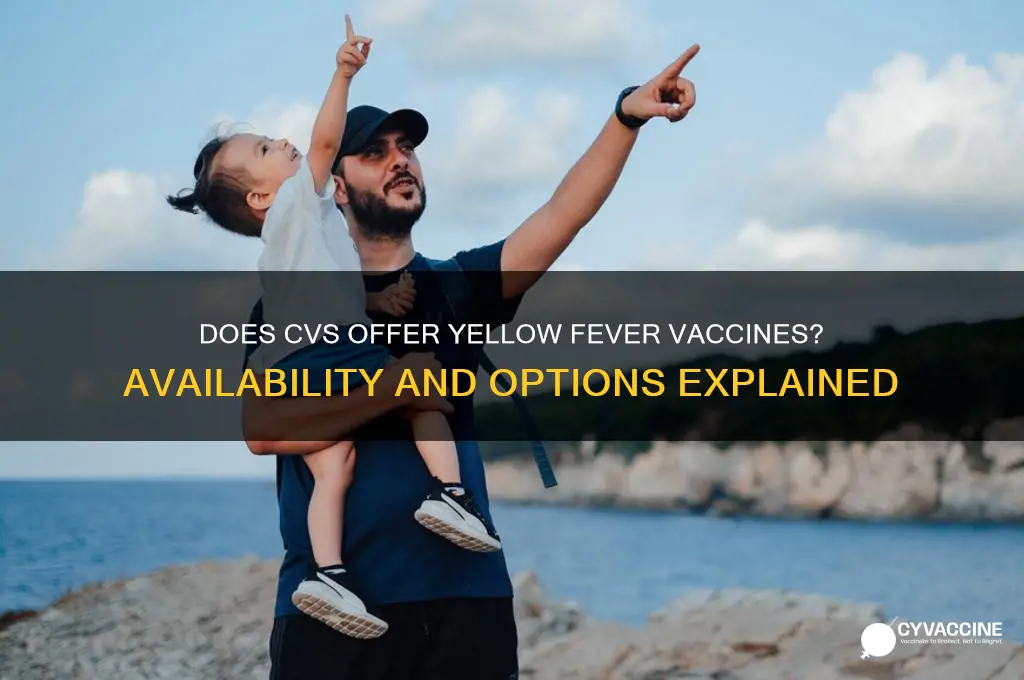 does cvs carry yellow fever vaccine