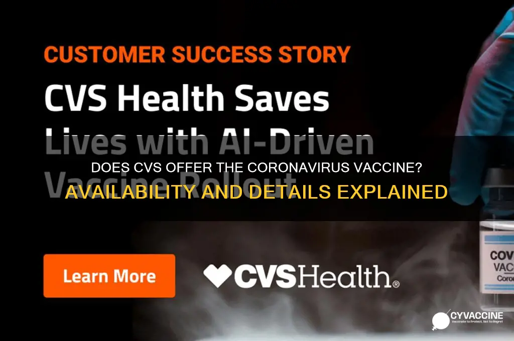 does cvs have the coronavirus vaccine