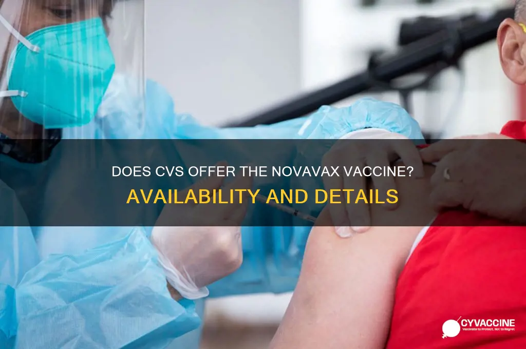 does cvs have the novavax vaccine