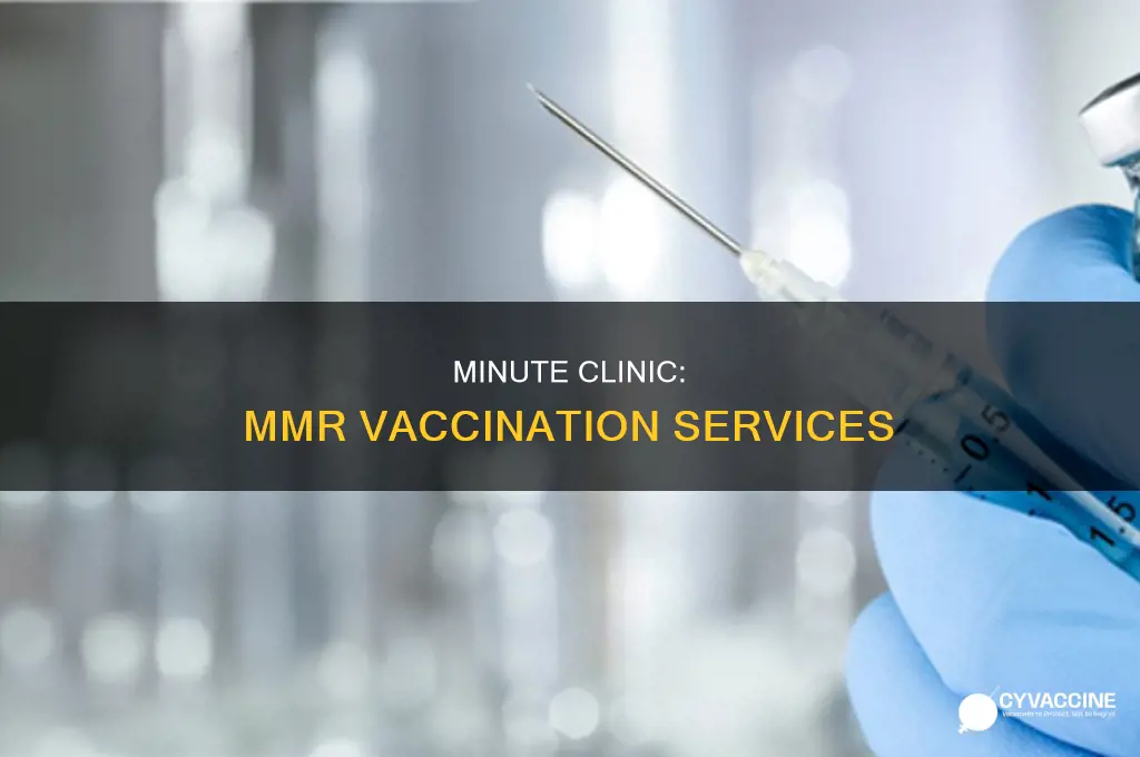does cvs minute clinic do mealses mumps rubella vaccine