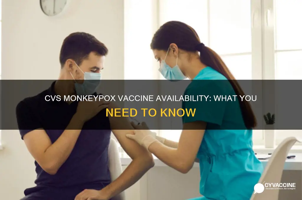 does cvs offer the monkeypox vaccine