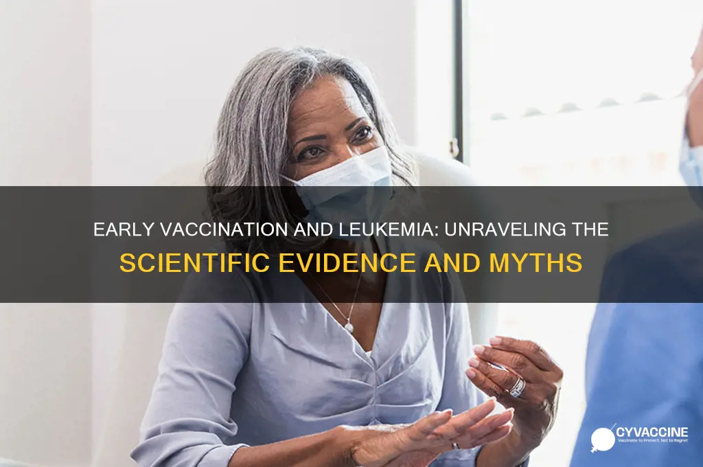does early vaccination contribute to leukemia