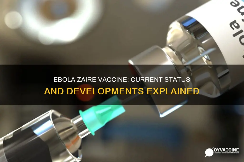 does ebola zaire have a vaccine