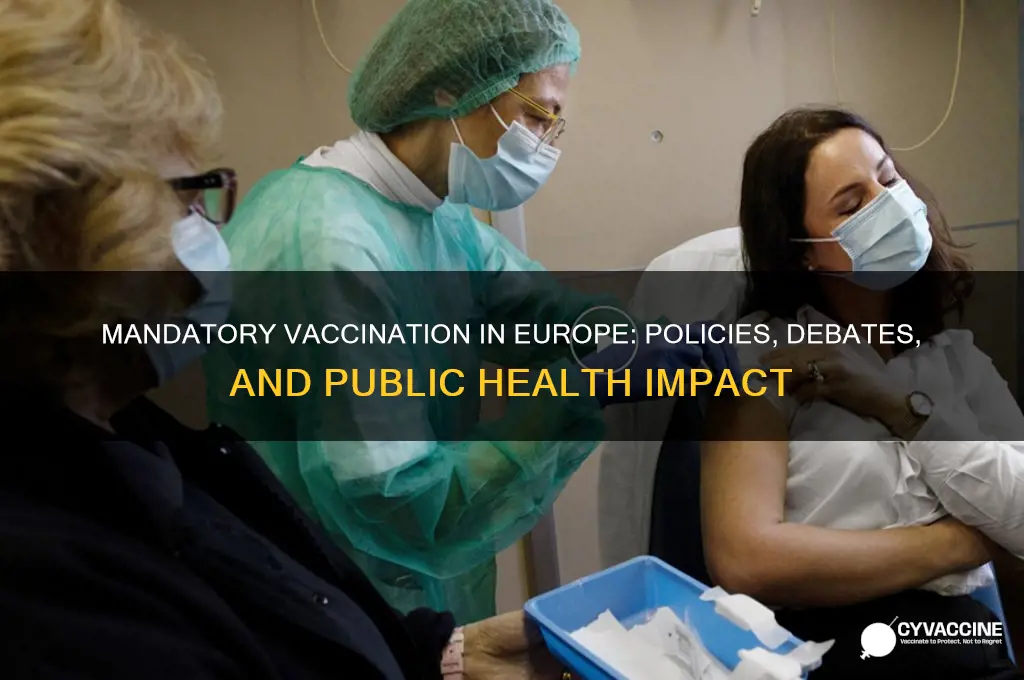 does europe have a mandatory vaccination