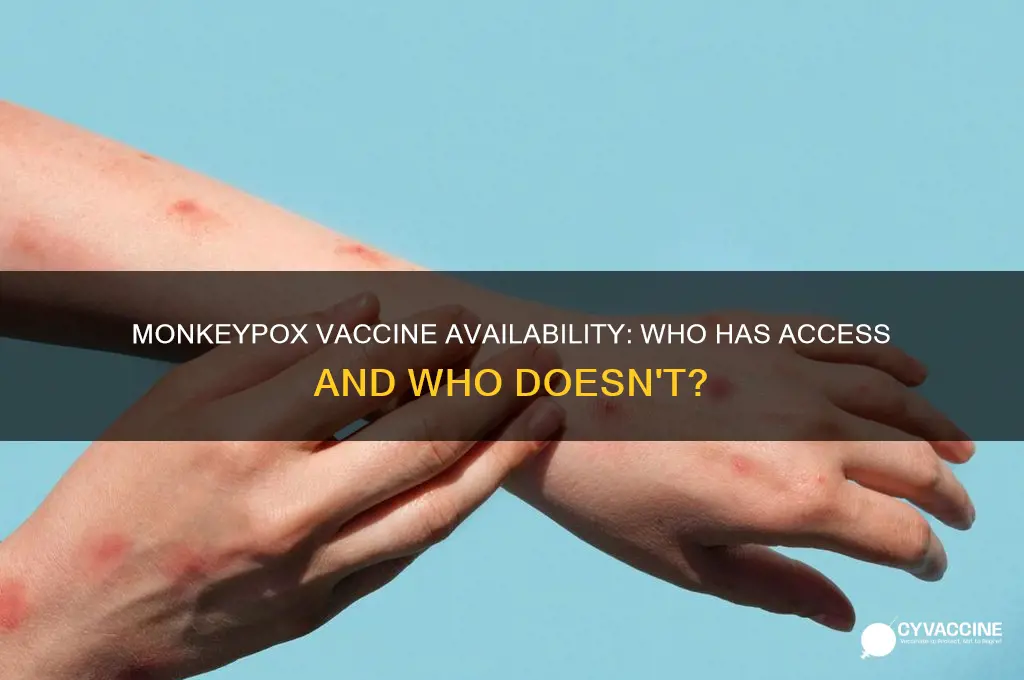 does everyone have the monkeypox vaccine