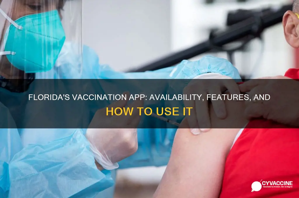 does florida have a vaccination app