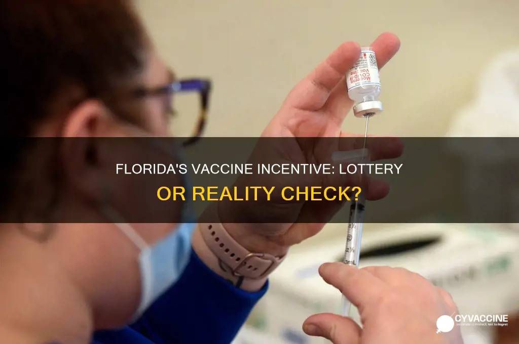 does florida have a vaccine lottery