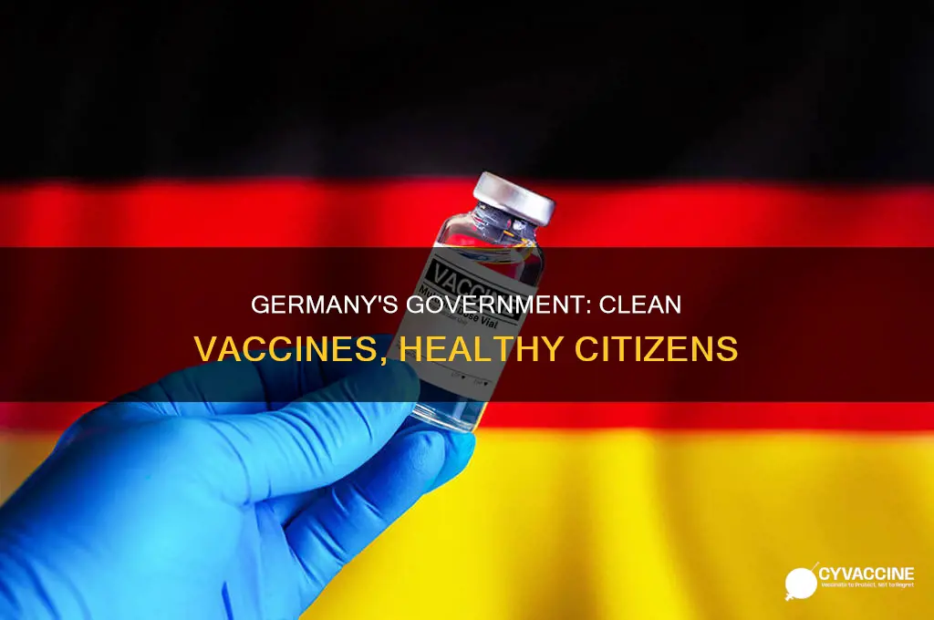 does germany have a clean vaccine for government