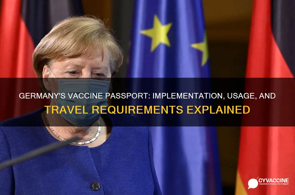does germany have a vaccine passport