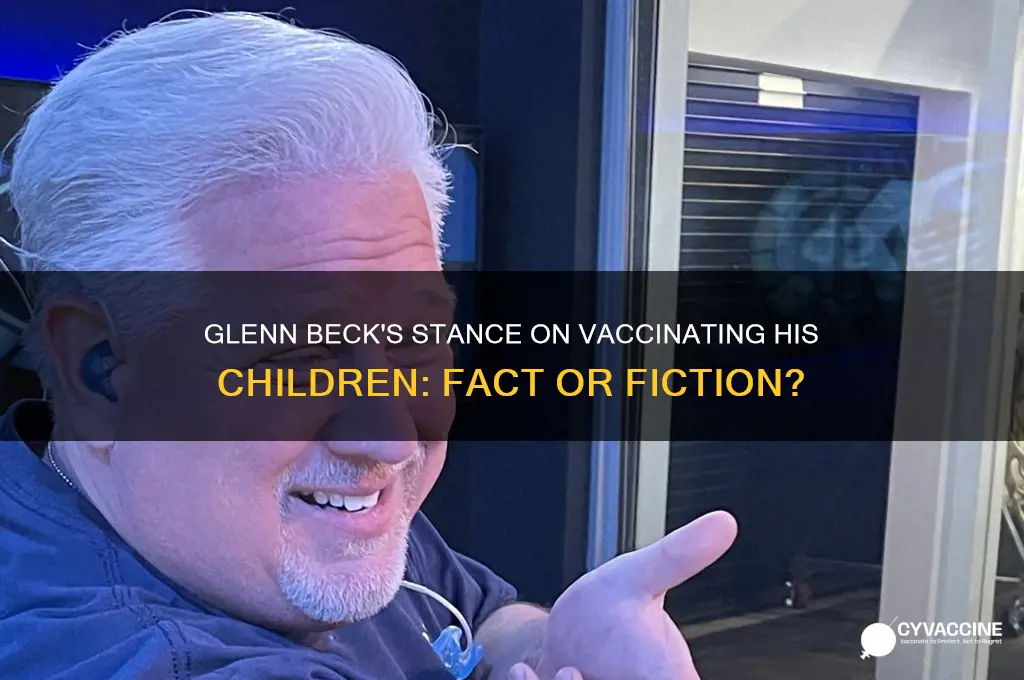 does glenn beck vaccinate his children
