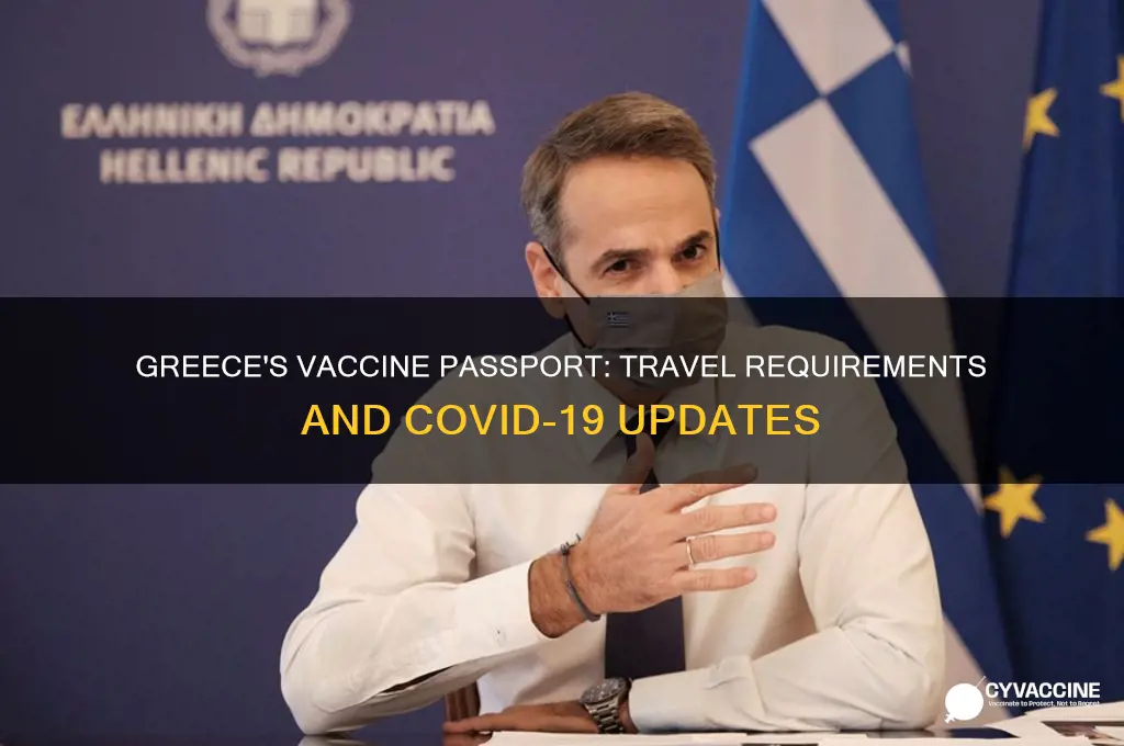 does greece have a vaccine passport