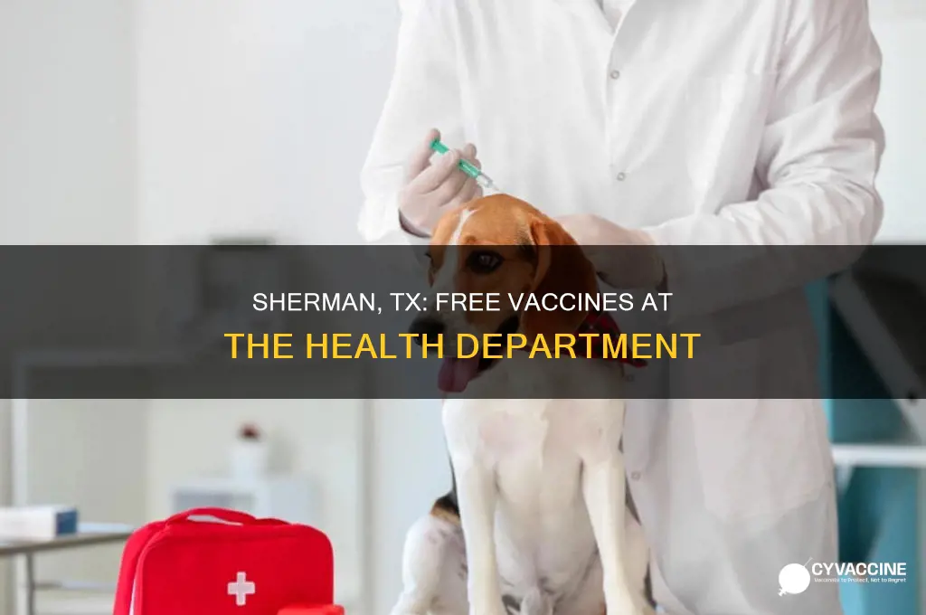does health dept charge for vaccines in sherman tx