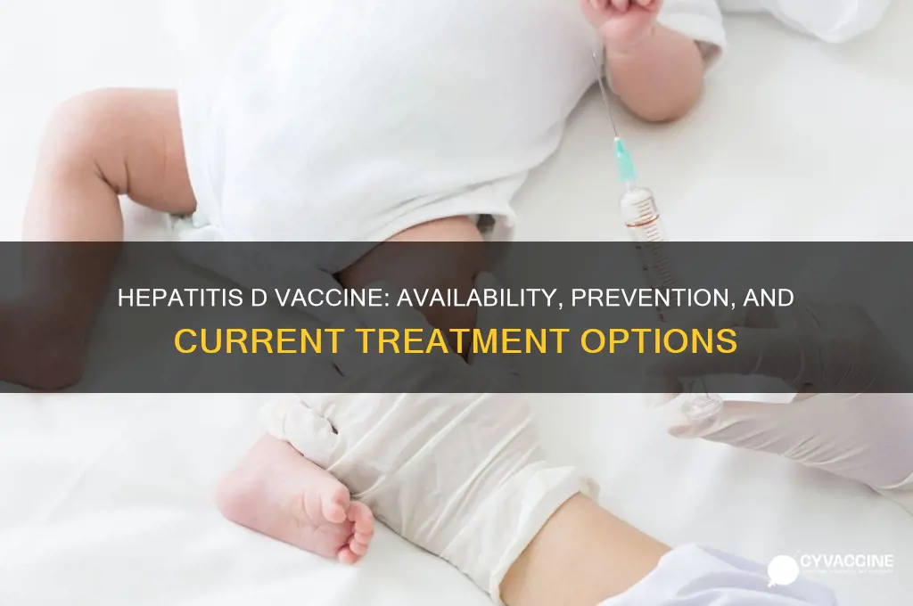 does hep d have a vaccine