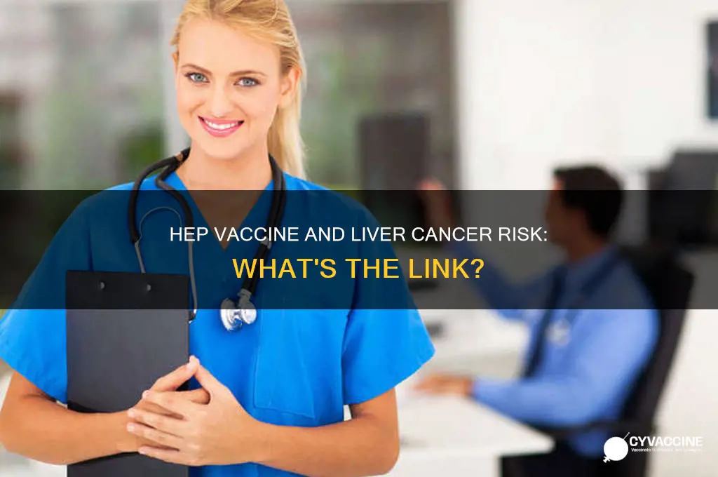 does hep vaccine increase risk for liver cancer