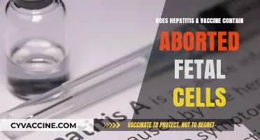 Hepatitis A Vaccine: Aborted Fetal Cells Used?