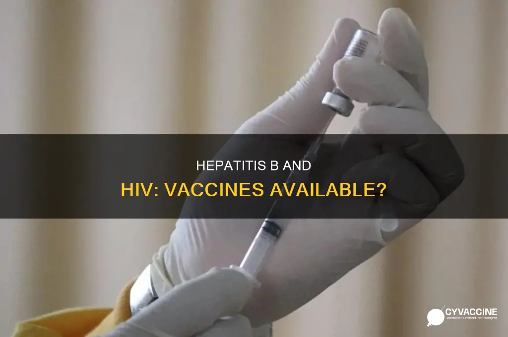 does hepatitis b and hiv have a vaccine