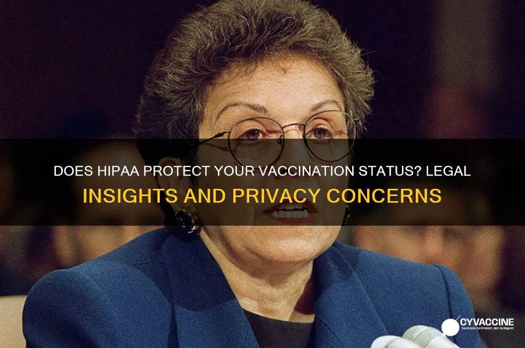 does hippa apply to vaccination status
