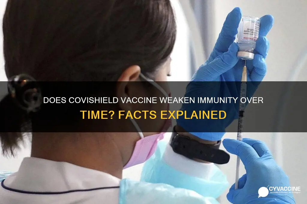 does immunity decrease after covishield vaccine