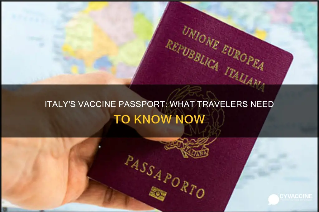 does italy have a vaccine passport