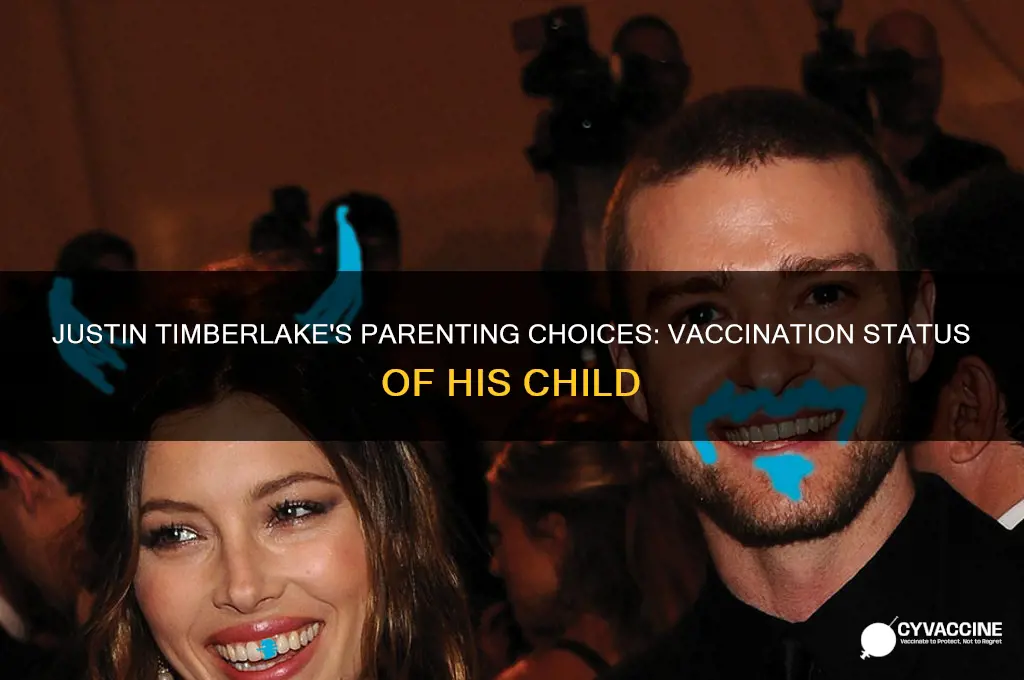 does justin timberlake vaccinate his kid