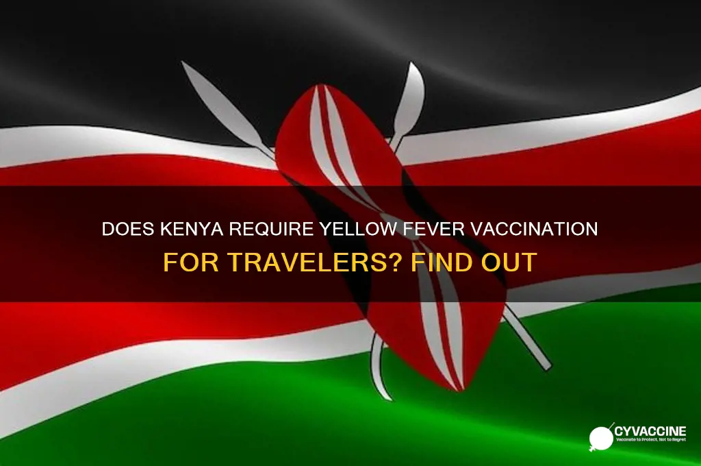 does kenya check yellow fever vaccine