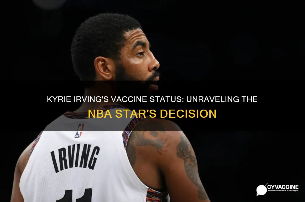 does kyrie irving have the vaccine
