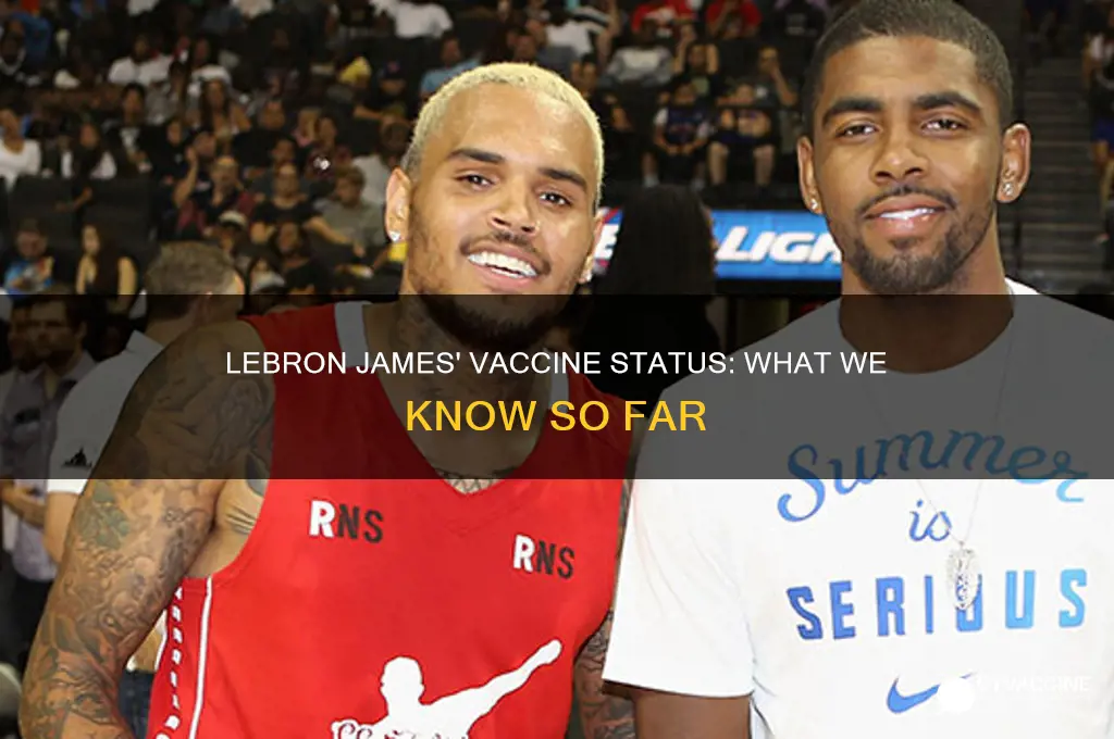 does lebron james have the vaccine