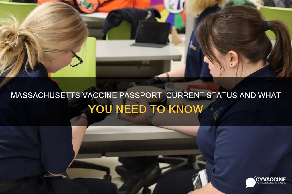 does massachusetts have a vaccine passport