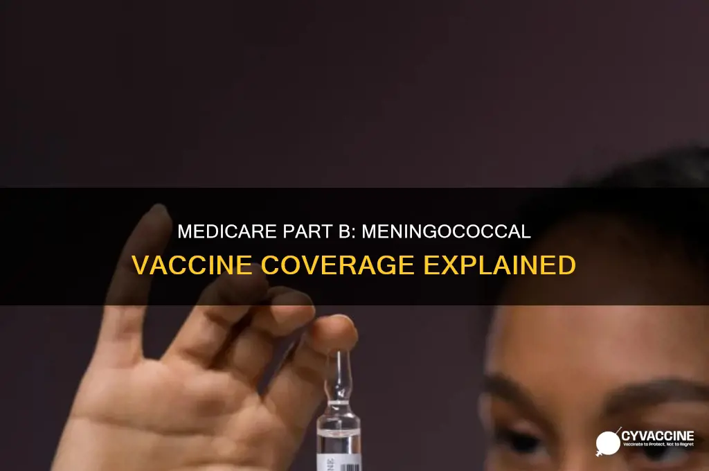 does medicare part b pay for meningococcus vaccine