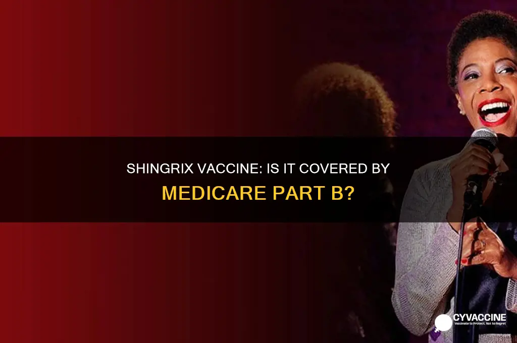 does medicare part b pay for shingix vaccine