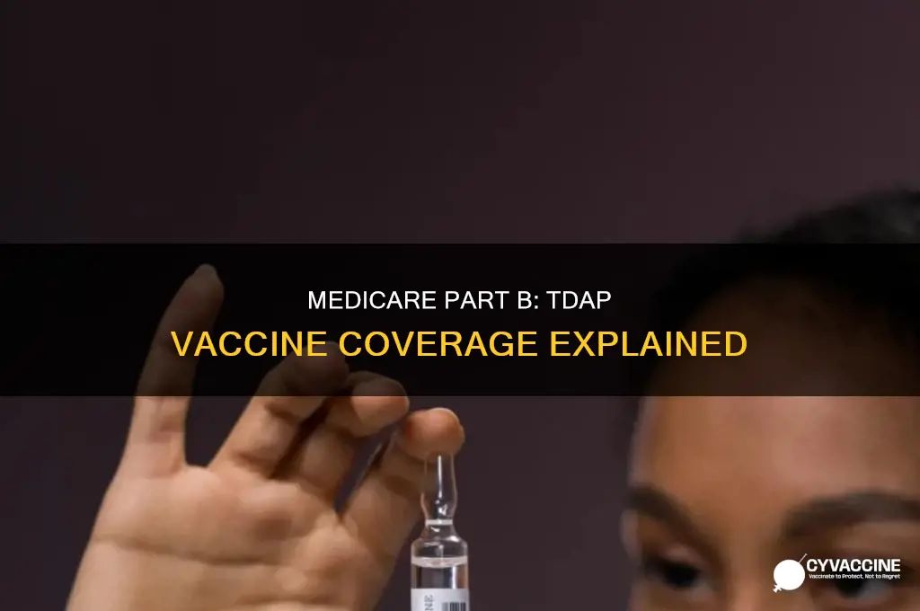 does medicare part b pay for tdap vaccine