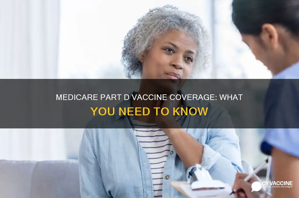 does medicare part d covered vaccines