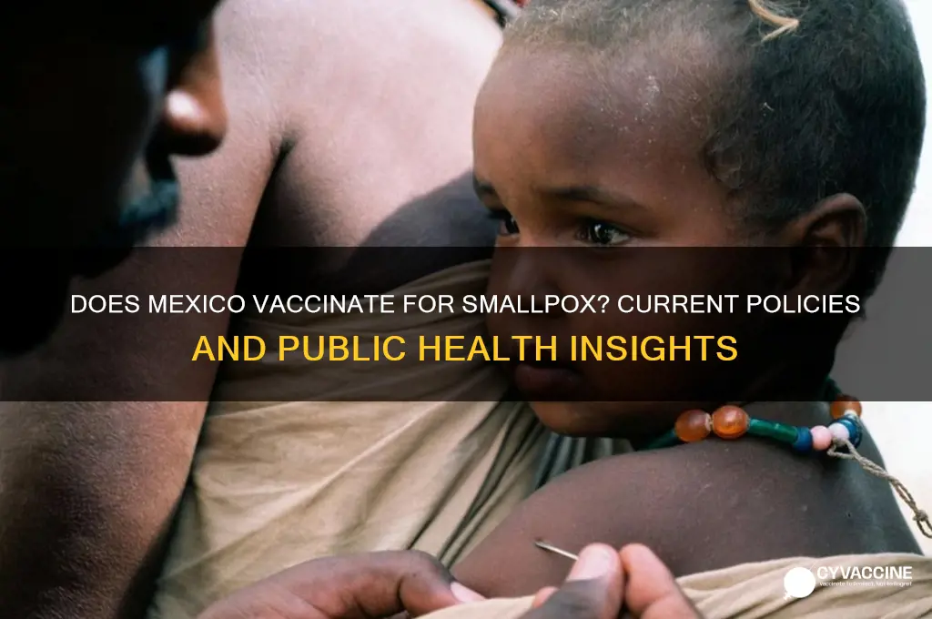 does mexico vaccinate for small pox