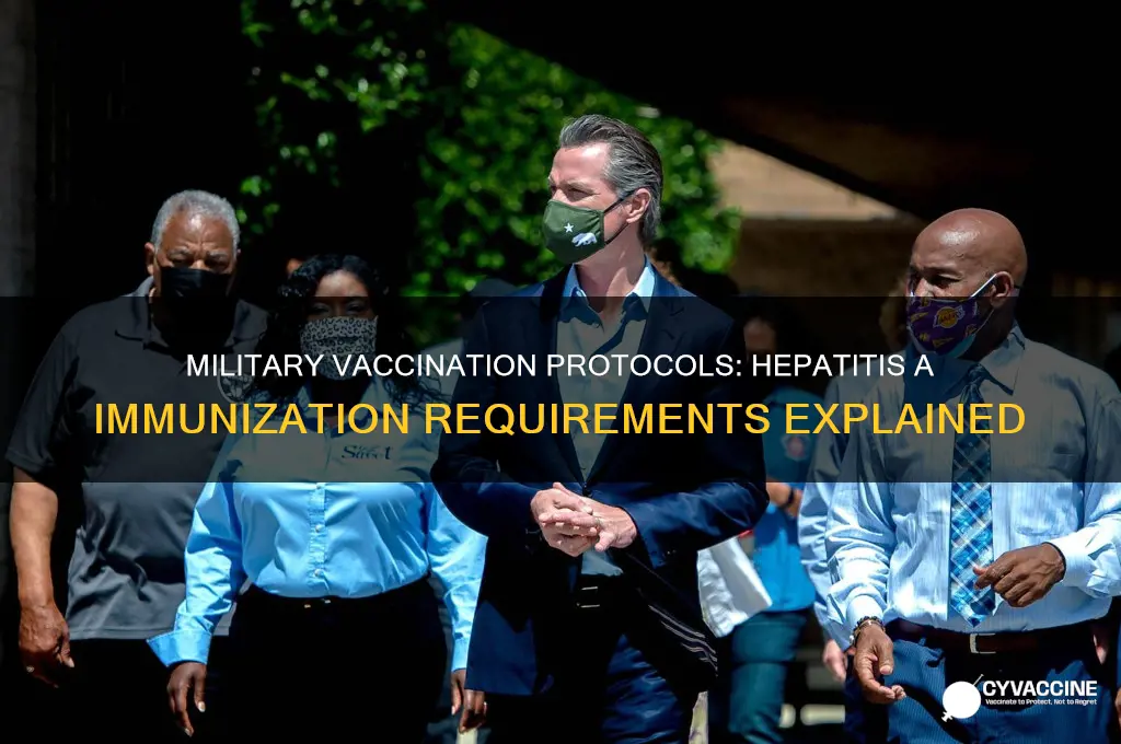 does military vaccinate for hep a
