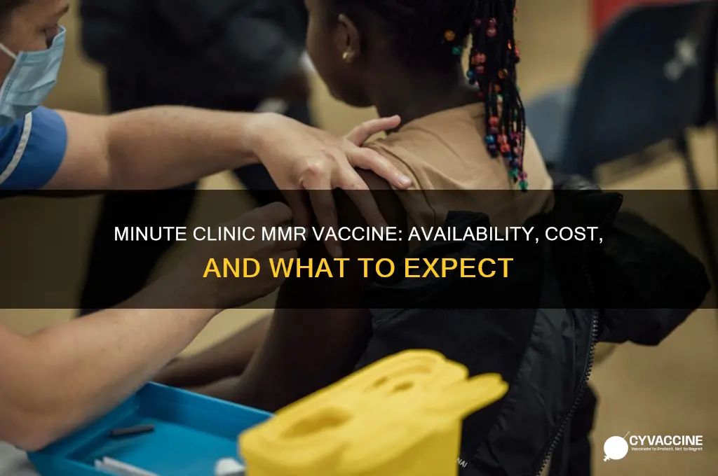 does minute clinic do mmr vaccine