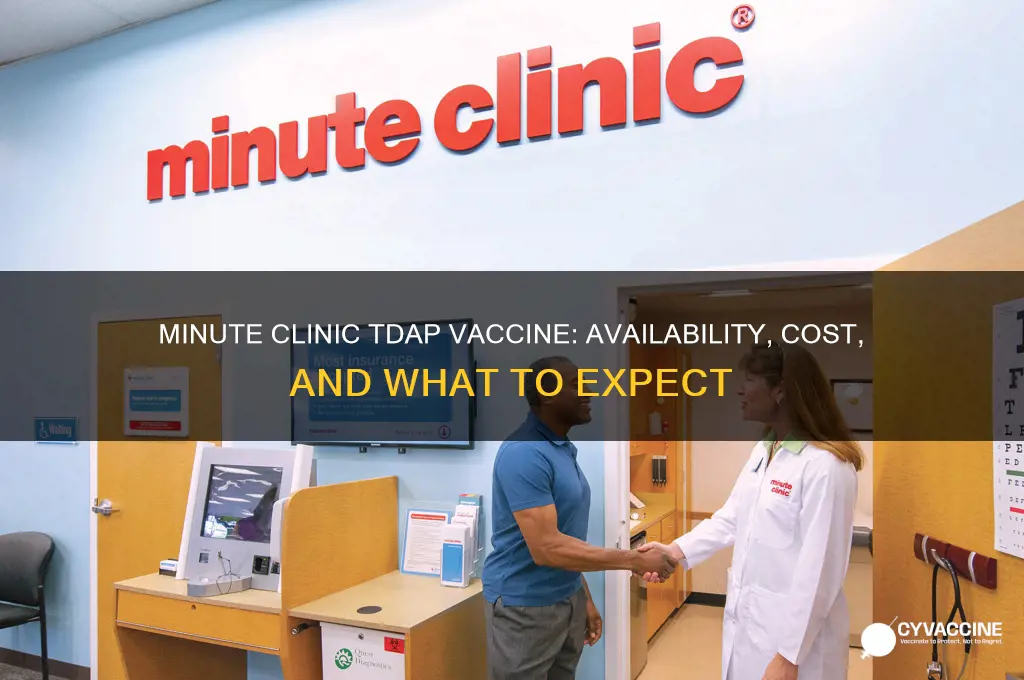 does minute clinic do tdap vaccine