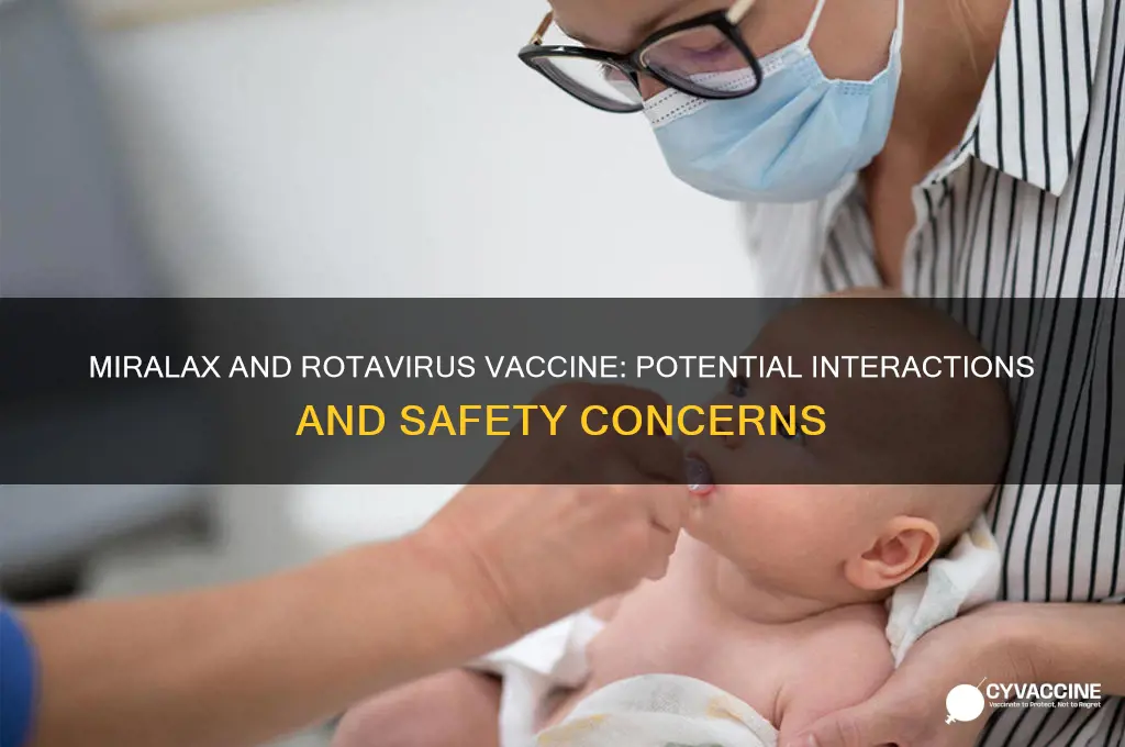 does mirilax interact with rotovirus vaccine