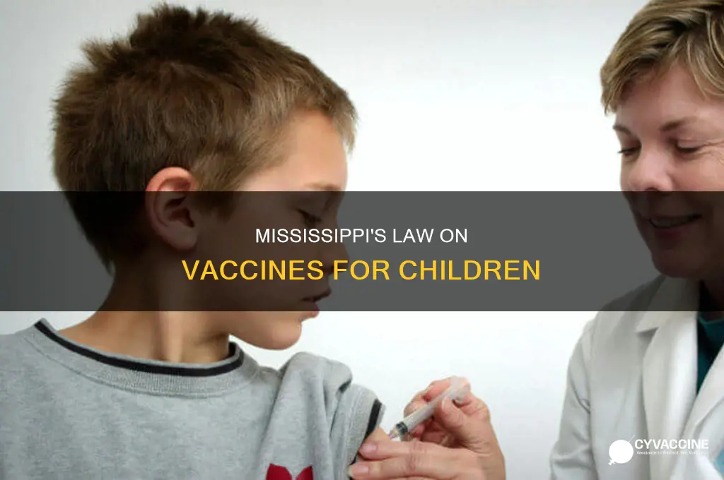 does mississippi have a law for vaccines for children